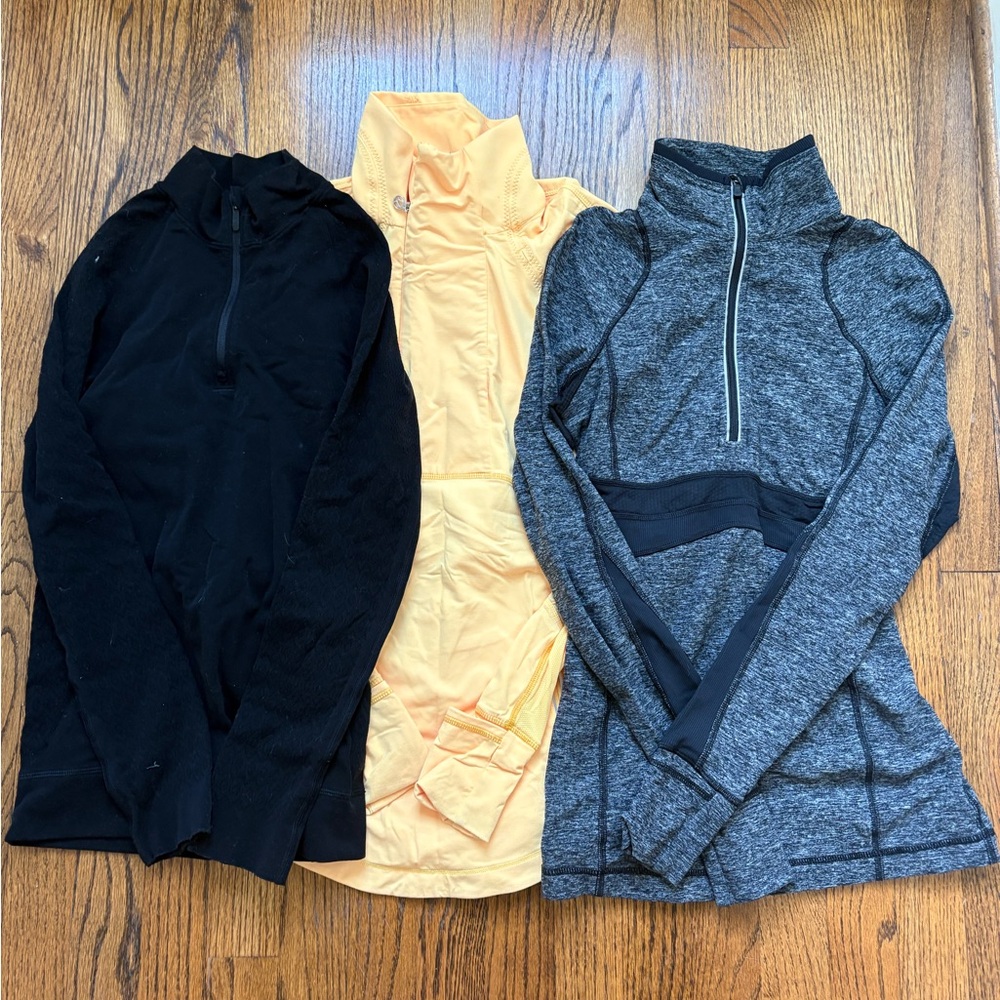 Bundle of 3 Lululemon running tops